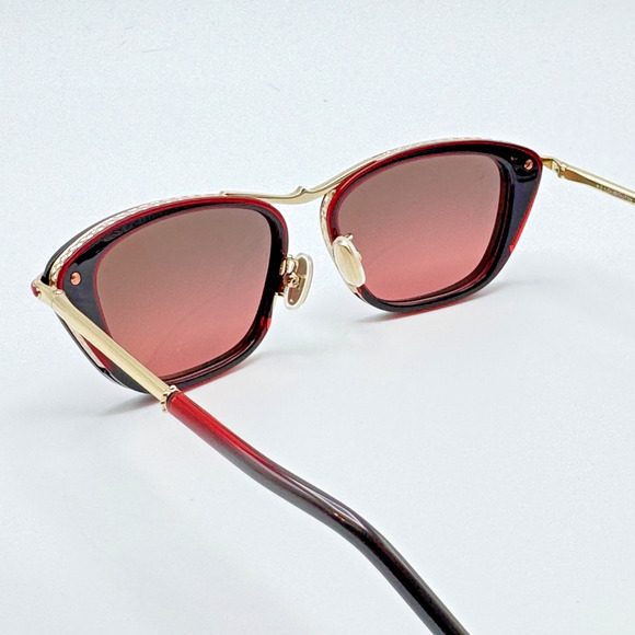 Christian Louboutin Sunglasses Dolly LB0022 05B Black Gold Frame Smoke Lens 56mm main image 10